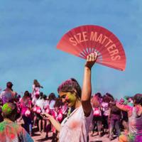 Houten waaier XXL - Size Matters - thumbnail