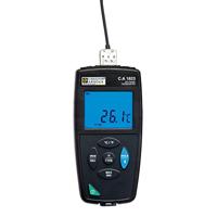 Chauvin Arnoux C.A 1823 Temperatuurmeter -100 - 400 °C Sensortype Pt100, Pt1000 Datalogger-functie - thumbnail