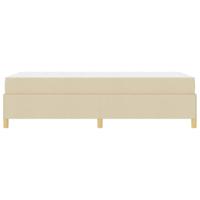 Boxspring bed Anders Wit en Crème 90 x 190 cm Stof - thumbnail