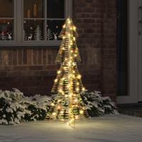 VidaXL Kerstboom met 100 led warmwit 120 cm pet - thumbnail