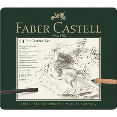 Faber Castell Houtskoolset Pitt Monochrome - thumbnail