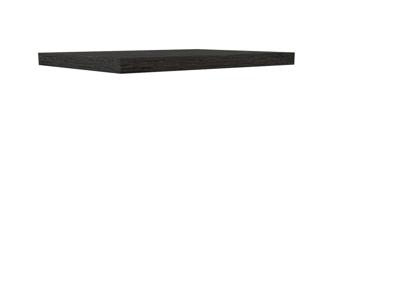 Gliss Design Topplaat Fit For All 2 Lade 60 cm Zwart eiken