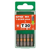 Spax schroefbit T-star Torx TX30 blauw (5st) - thumbnail