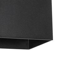 QAZQA Buiten wandlamp zwart met dimlicht en sensor op solar - - thumbnail