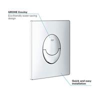 Grohe Skate Air bedieningspaneel chroom voor Grohe Rapid SL - thumbnail