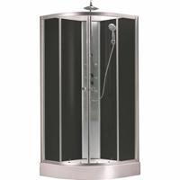 Wiesbaden Complete Douchecabine Jupiter 90X90X225 cm 5 mm Aluminium - thumbnail