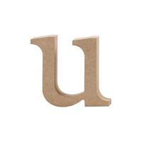 Creativ Company Letter, u, h: 8,5 cm, dikte 2 cm, 1 stuk - thumbnail