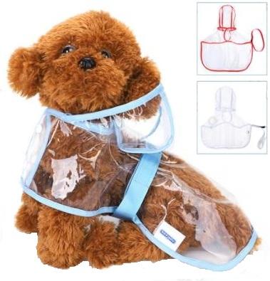 Nobleza Hondenregenjas transparant 23 t/m 45 cm