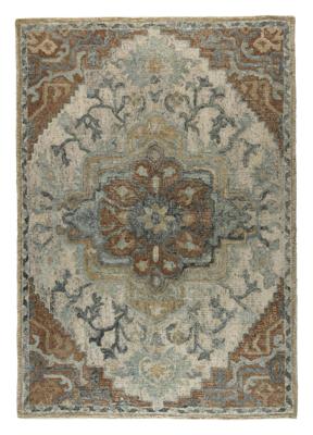 Dutchbone Vloerkleed 'Amori' 200 x 300cm, kleur Blauw