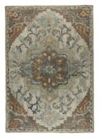 Dutchbone Vloerkleed 'Amori' 200 x 300cm, kleur Blauw - thumbnail