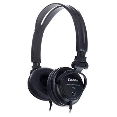 Superlux HD572 hoofdtelefoon/headset Hoofdtelefoons Hoofdband Zwart