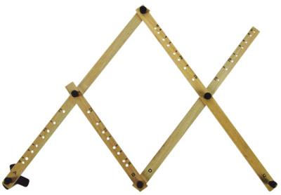 Pantograaf rumold p4 hardhout lengte 34cm grijs Pantograaf rumold p4 hardhout lengte 34cm grijs