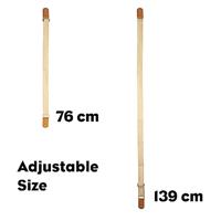 Cascha HH 2202 ukelele draagband katoen beige - thumbnail