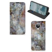 Nokia G10 | G20 | Standcase | Marmer Grijs - thumbnail