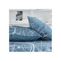 Beddengoedset - TODAY - JAVA - 2 personen - 240x220 cm - Katoen - Parijs print - Blauw - thumbnail