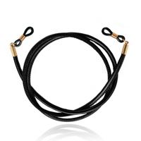 LGT Jewels Zwart PU Leren Koord voor Zonnebril of Leesbril - thumbnail