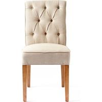 Rivièra Maison Eetkamerstoel 'Hampton Classic' Linen, kleur Flax - thumbnail