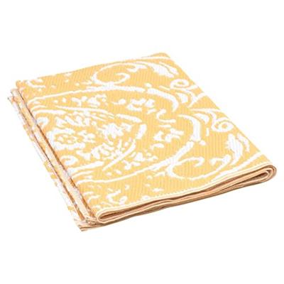 VidaXL Buitenkleed arakil 140x200 cm polypropeen geel