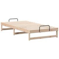 Bedframe met Draaghandvatten Bruin 100 x 210 cm - thumbnail