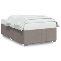 Bedframe zonder matras 120x190 cm stof taupe - thumbnail