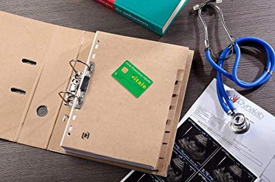 OXFORD Touareg tabbladen, uit karton, ft A4, onbedrukt, 11-gaatsperforatie, 12 tabs