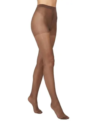 Marianne 20 Denier panty - Ladderstop - Dunne panty doorschijnend - Transparant - Katoenen kruisje