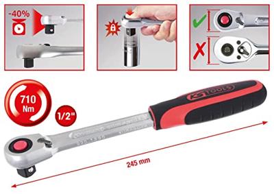 KS TOOLS Ks-tools omschakelbare ratel "slimpower" reversible ratchets 1/2" ks-tools - thumbnail