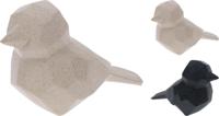 Vogel polystone geometrisch 19x9x12cm - thumbnail