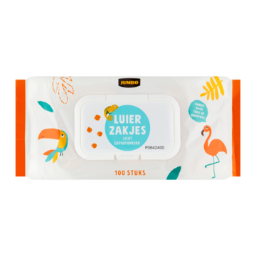 Jumbo Luier Zakjes Licht Geparfumeerd 100 Stuks