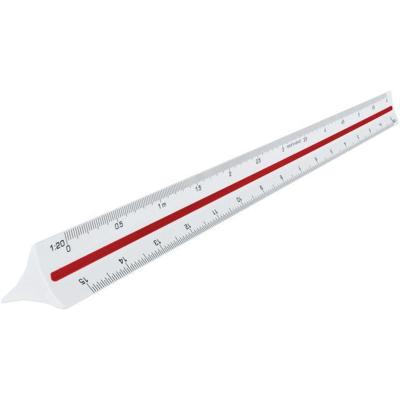 Maped driekantige schaallat groen: schaalverdeling 1:20, 1:25, 1:33,33, 1:50, 1:75, 1:100