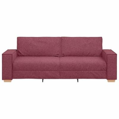 3-zitsbank Wijnrood 180 cm Stof