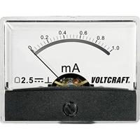 VOLTCRAFT AM-60X46/1MA/DC AM-60X46/1MA/DC Inbouwmeter AM-60X46/1 mA/DC 1 mA Draaispoel - thumbnail