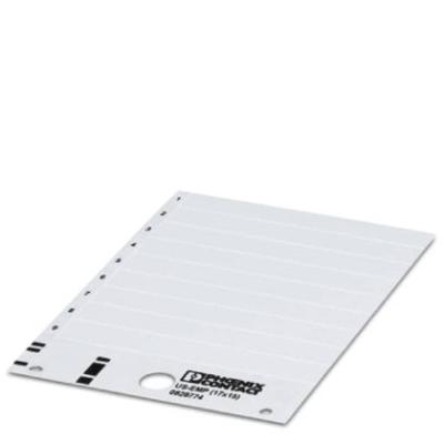 Phoenix Contact 0830314 US-EMP (70X15) SR Apparaatmarkering Montagemethode: Vastklemmen Markeringsvlak: 70 x 15 mm Zilver Aantal markeringen: 80 10 katernen Phoenix Contact 0830314 US-EMP (70X15) SR Apparaatmarkering Montagemethode: Vastklemmen Markeringsvlak: 70 x 15 mm Zilver Aantal markeringen: 80 10 katernen