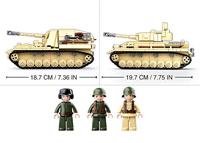 Sluban WWII - German Tank (M38-B0693) - thumbnail
