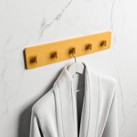 MONDIAZ EASY Handdoekhaakjes 45cm solid surface kleur Ocher - thumbnail
