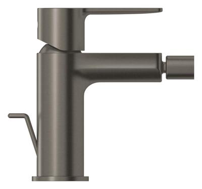 Bidetmengkraan GROHE Lineare New S-Size M/Waste Hard Graphite Geborsteld