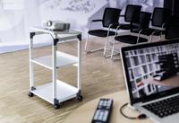 Durable Beamer- en laptopwagen Grijs (b x h x d) 50.8 x 88.2 x 43.2 cm 370110 1 stuk(s) - thumbnail