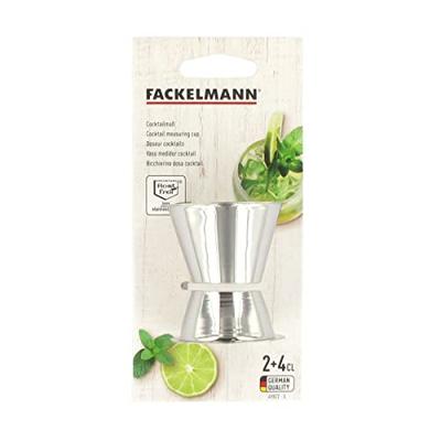Cocktailshakerset van roestvrij staal 400 ml en alcoholdispenser van 2 en 4 cl - FACKELMANN - Bar Concept