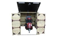 Lutrabox Multi-functionele scootmobielberging 150x193x153 cm- - Hout- Lutrabox - thumbnail