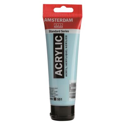 Royal Talens Amsterdam Acrylverf 120 ml - Hemelsblauw Licht 551