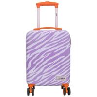 Zebra Trends Avonturier Kinderkoffer Meisjes-Lila - thumbnail