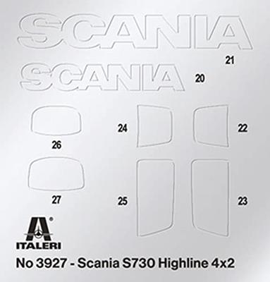Italeri 3927 Scania S730 Highline 4x2 Vrachtwagen (bouwpakket) 1:24