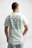 Off The Pitch Duplicate Regular Fit T-Shirt Heren Mint - Maat L - Kleur: Mint | Soccerfanshop - thumbnail