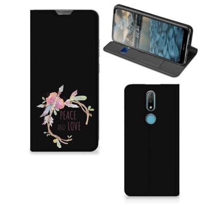 Nokia 2.4 Magnet Case Boho Text Nokia 2.4 Magnet Case Boho Text
