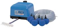 AquaForte Originele set luchtpomp Hailea V20, 9l/min bij 1,2m, incl. 4 stenen en 25m 4/6 slang - thumbnail
