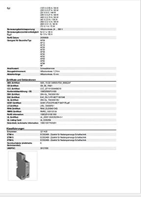 ABB CAL4-11 Hulpschakelaar 1 stuk(s) 1x NC, 1x NO