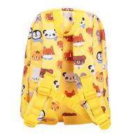 Kleine rugzak voor kinderen DIERENVRIENDEN A Little Lovely Company geel - thumbnail