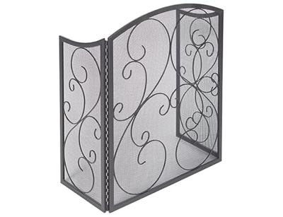 Practo Home - Haardscherm - Design Klassiek Zwart - 122 x 75,5cm