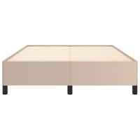 Bedframe kunstleer cappuccinokleurig 140x200 cm - thumbnail
