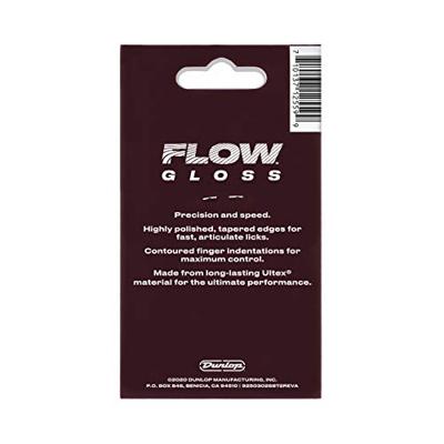 Dunlop 550P300 Flow Gloss 3.0 mm plectrumset (3 stuks) Dunlop 550P300 Flow Gloss 3.0 mm plectrumset (3 stuks)